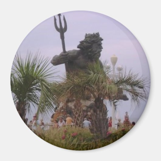 Koning Neptunusmagneet Magneet (Voorkant)