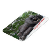 Koning Nyani pauzeert. NYC — fotomagneet Magneet (Linkerzijde)