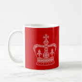 Koning of Koningin Kroon Koffiemok (Links)