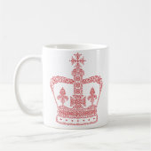 Koning of Koningin Kroon Koffiemok (Links)