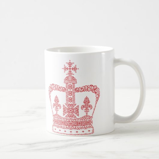 Koning of Koningin Kroon Koffiemok (Rechts)