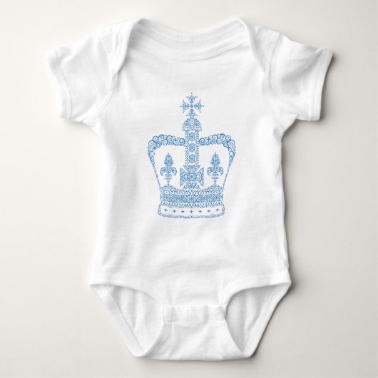 Koning of Koningin Kroon Romper (Voorkant)