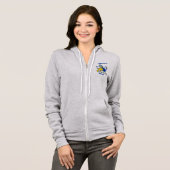 Koning Open Hoodie (vrouwen) (Voorkant volledig)