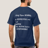 Koning Open ROARS T-shirt - Volwassenen (Achterkant)
