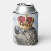 Koning Otto van Otterburg, vooraan zijn naam Blikjeskoeler (Blikje Achterkant)