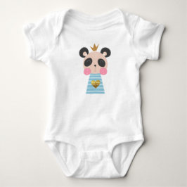 Koning Panda Baby Jersey Bodypakje Romper
