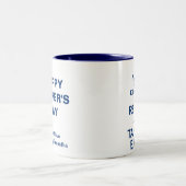 Koning Pap Relax en neem het gemakkelijk witte en  Tweekleurige Koffiemok (Center)