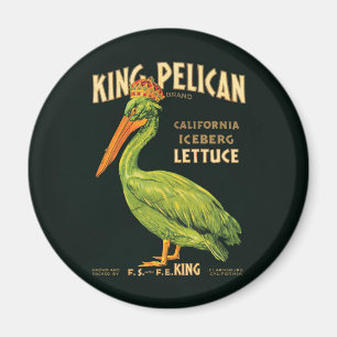 Koning Pelikaan Ijsbergsla Magneet