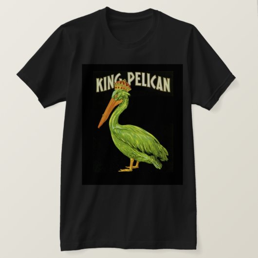 Koning Pelikaan Waardigheid T-shirt (Design voorkant)