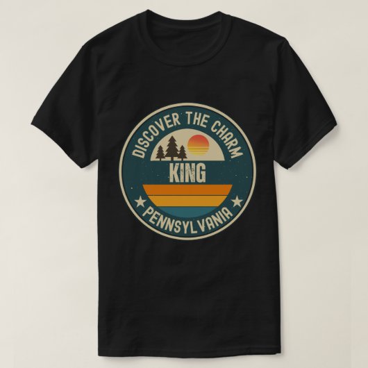 Koning, Pennsylvania T-shirt (Design voorkant)