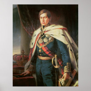 Koning Peter V van Portugal Poster