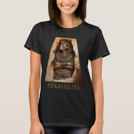 Koning Pharaoh Hekashepes Ancient Egyptenaar T-shirt (Voorkant)