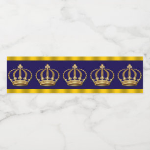 Koning Prins Kroon Waterfles Labels Etiket