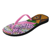 Koning Protea Custom Volwassen, Slanke bandjes Teenslippers (Schuin)