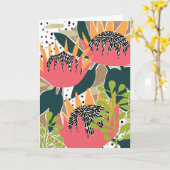 Koning Protea I Kaart (Gele Bloem)