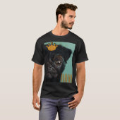 Koning Pug T-shirt (Voorkant volledig)