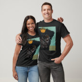 Koning Pug T-shirt (Unisex)