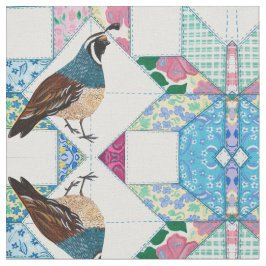 Koning Quail Arrives voor Tea Stof