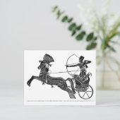 Koning Ramesses II  Egyptische Art Kaart! Briefkaart (Staand voorkant)