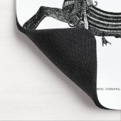 Koning Ramesses II  Egyptische kunst Mousepad! Muismat (Hoek)