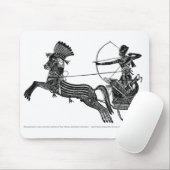 Koning Ramesses II  Egyptische kunst Mousepad! Muismat (Met muis)