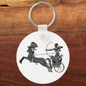 Koning Ramesses II Egyptische  Kunst Sleutelhanger (Voorkant)