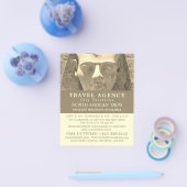 Koning Ramses II, reisbureau Advert. Flyer (Enkel)