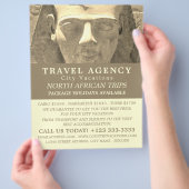 Koning Ramses II, reisbureau Advert. Flyer (Hand)