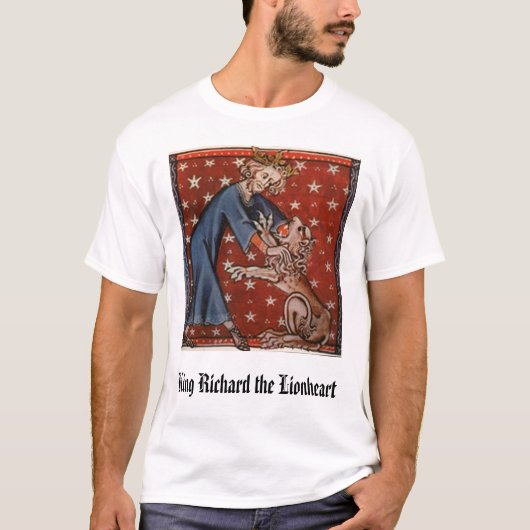 Koning Richard de Lionhart, koning Richard de Li.. T-shirt (Voorkant)