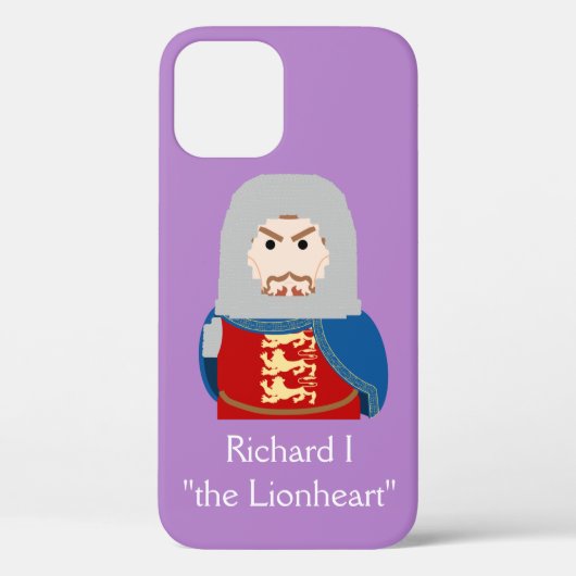 Koning Richard I (het Lionhart) van Engeland Case-Mate iPhone Case (Achterkant)