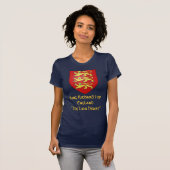 Koning Richard I of England "The Lionhart" T-shirt (Voorkant volledig)