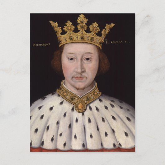 Koning Richard II van Engeland Briefkaart (Voorkant)
