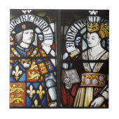 Koning Richard III en koningin Anne of England Tegeltje (Voorkant)