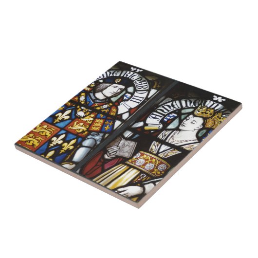 Koning Richard III en koningin Anne of England Tegeltje (Zijkant)