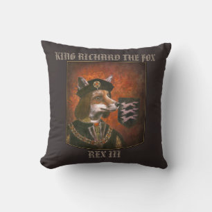 Koning Richard III Fox Sierkussen. Kussen