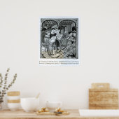 Koning Robert II zoon van Hugh Capet Poster (Keuken)