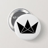 Koning Ronde Button 5,7 Cm (Voorkant /achterkant)