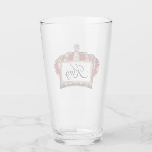 Koning "Royal Crown" Glas (Achterkant)