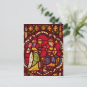 Koning Salomo en de Koningin van Sheba, ca.1270 Briefkaart (Staand voorkant)