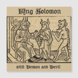 Koning Salomo met Demon en Duivel
