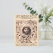 Koning Salomo omringd door dansende meisjes Briefkaart (Staand voorkant)