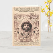 Koning Salomo omringd door dansende meisjes Kaart (Gele Bloem)