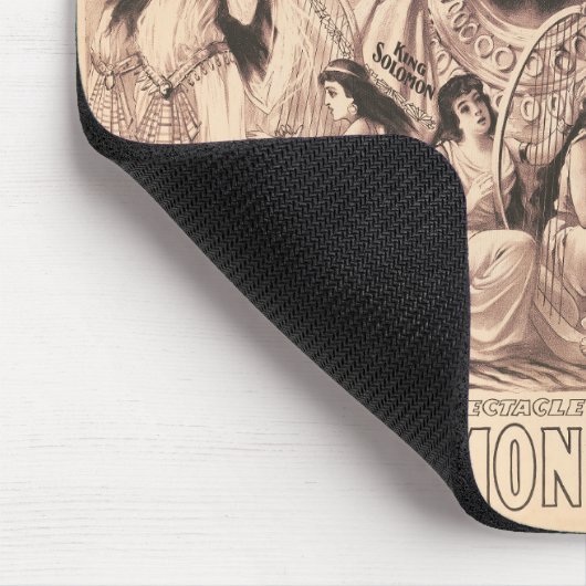 Koning Salomo omringd door dansende meisjes Muismat (Hoek)