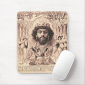 Koning Salomo omringd door dansende meisjes Muismat (Met muis)