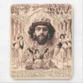 Koning Salomo omringd door dansende meisjes Muismat (Voorkant)