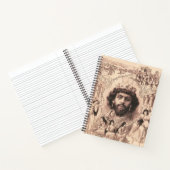 Koning Salomo omringd door dansende meisjes Notitieboek (Binnen)