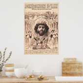 Koning Salomo omringd door dansende meisjes Poster (Keuken)