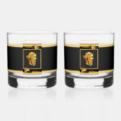Koning Sargon Drinkware Set Whisky Glas (Voorkant)