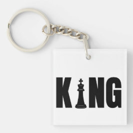Koning Schaak Sleutelhanger