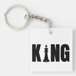 Koning Schaak Sleutelhanger